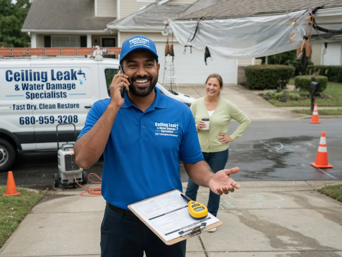 Ceiling Leak Cleanup Ashaway, RI FAQs